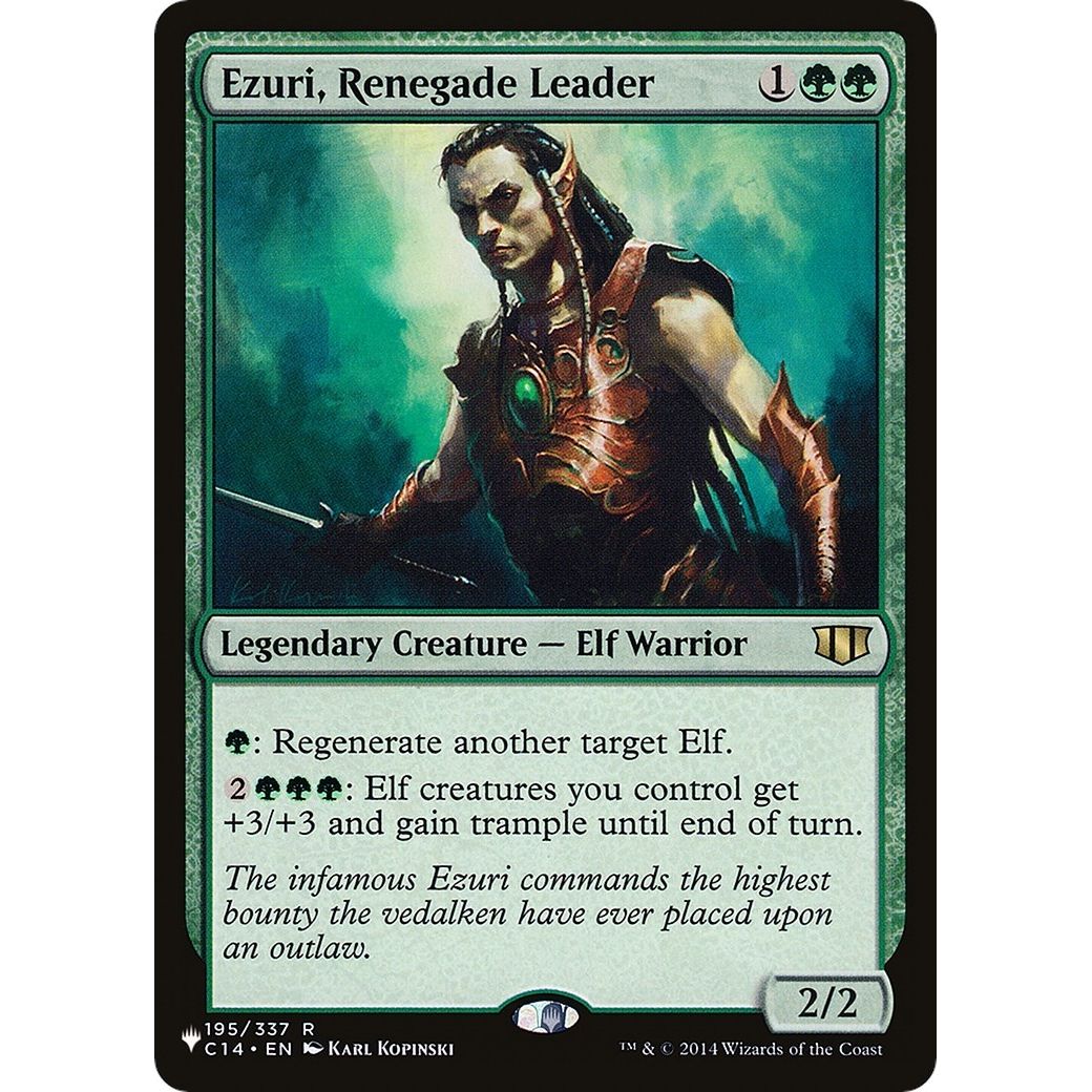 Image for Ezuri, Renegade Leader (195/337) (LIST) - Magic: The Gathering