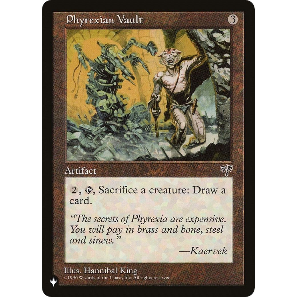 Image for Phyrexian Vault (LIST) - Magic: The Gathering