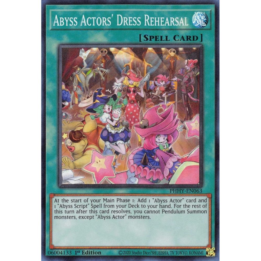 Image for Abyss Actors' Dress Rehearsal (PHHY-EN063) (PHHY) - YuGiOh