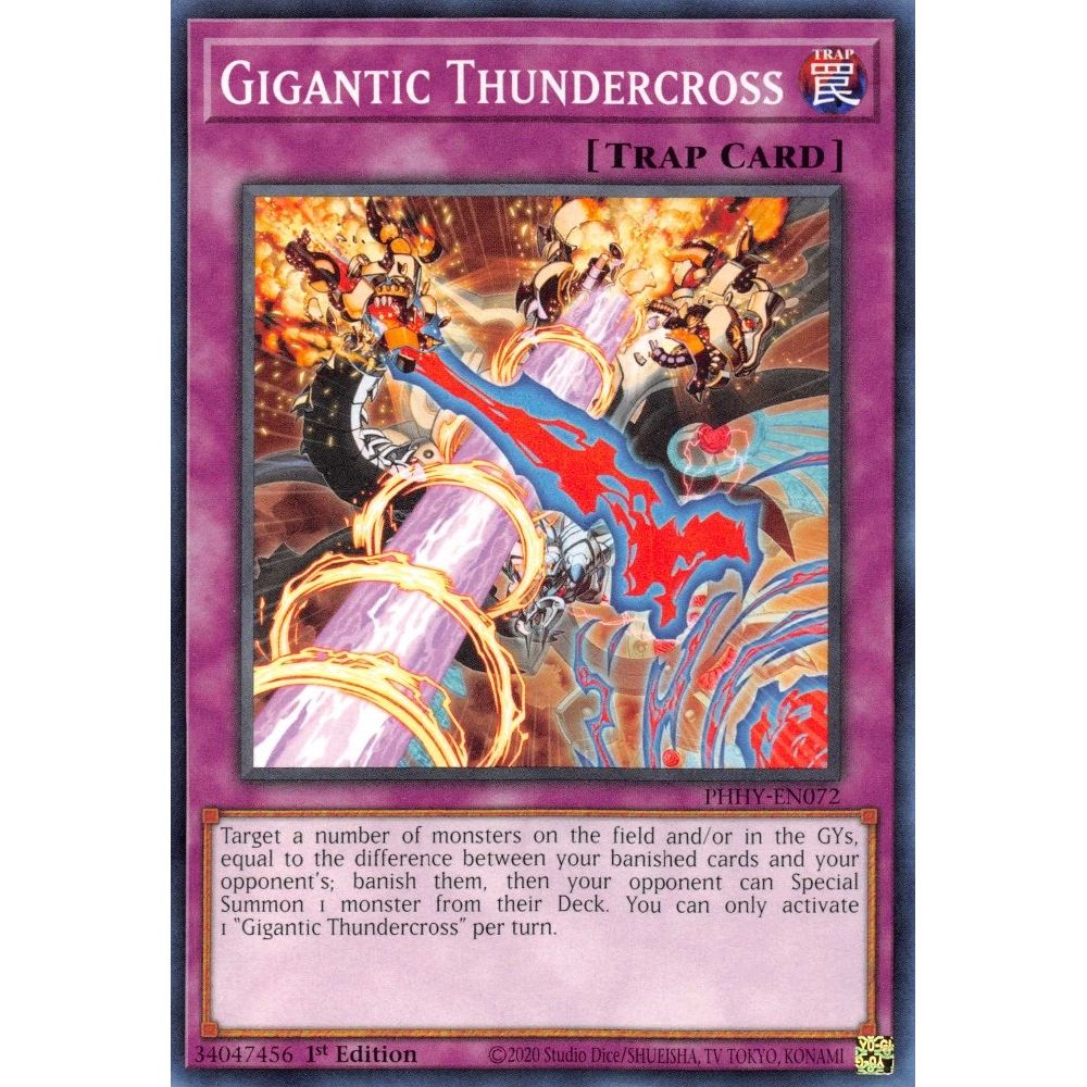 Image for Gigantic Thundercross (PHHY-EN072) (PHHY) - YuGiOh