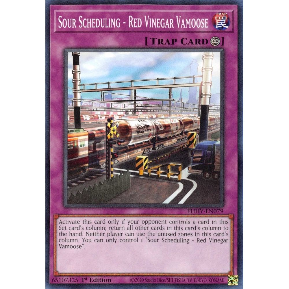 Image for Sour Scheduling - Red Vinegar Vamoose (PHHY-EN079) (PHHY) - YuGiOh