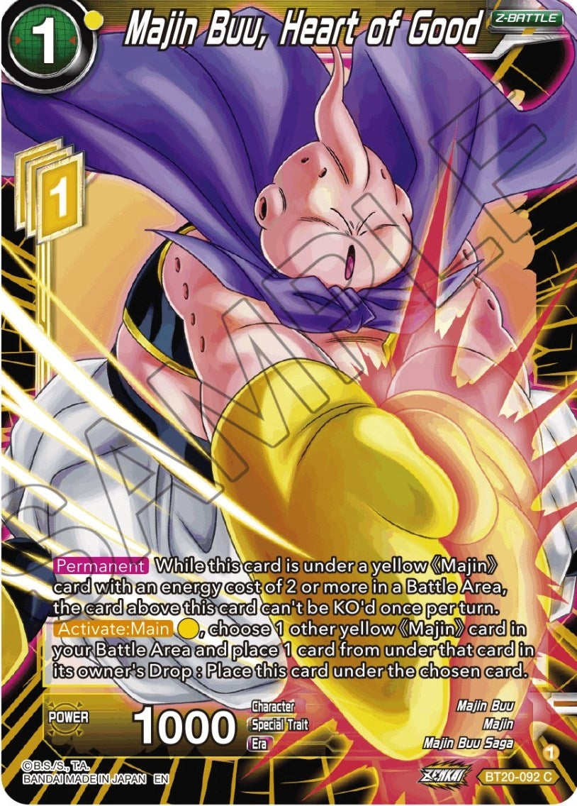 Image for Majin Buu, Heart of Good (BT20-092) (DBS-B20) - Dragon Ball Super: Masters