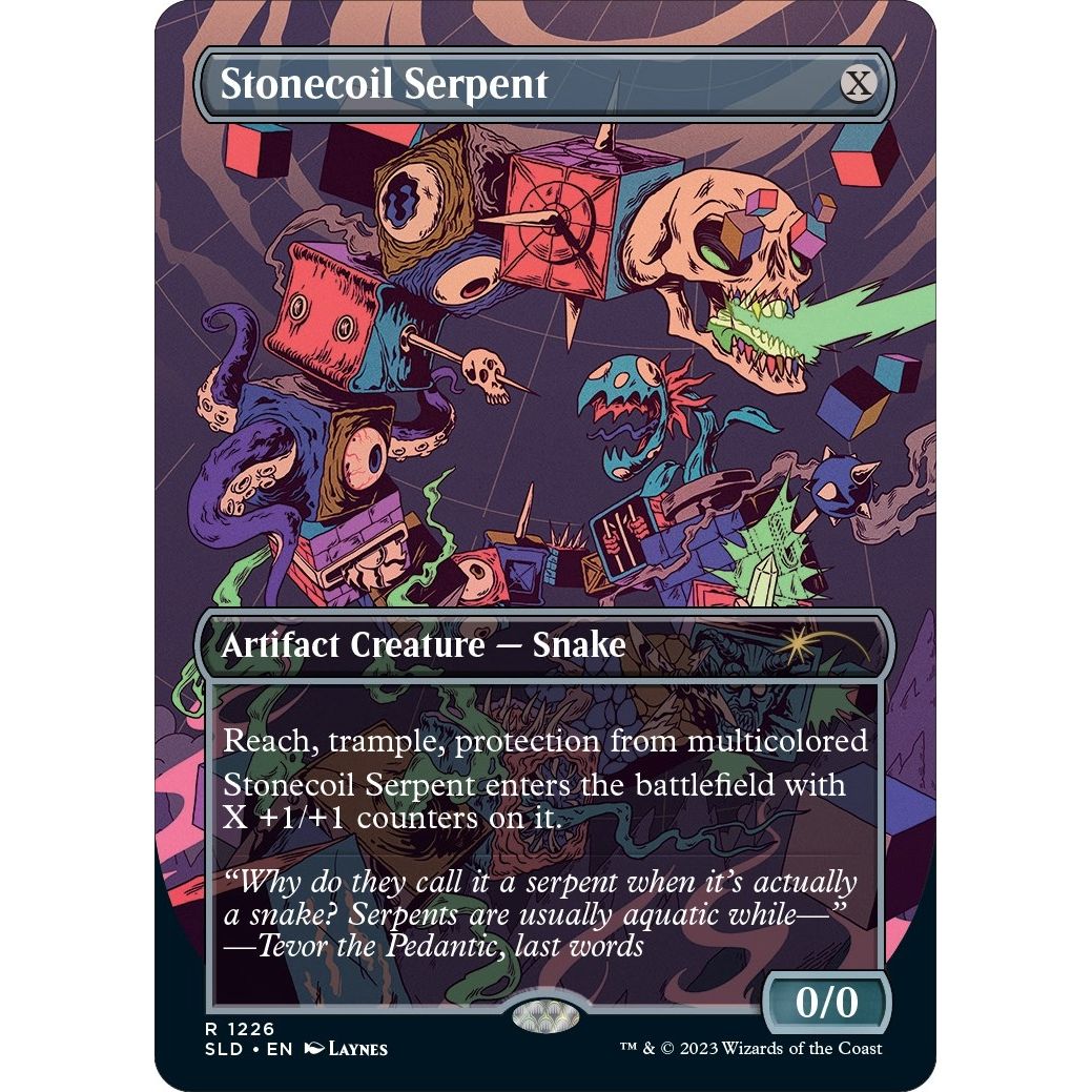 Image for Stonecoil Serpent (1226) (SLD) - Magic: The Gathering