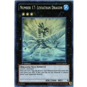 Image for Number 17: Leviathan Dragon (Ghost Rare) (GENF-EN039) (GENF) - YuGiOh