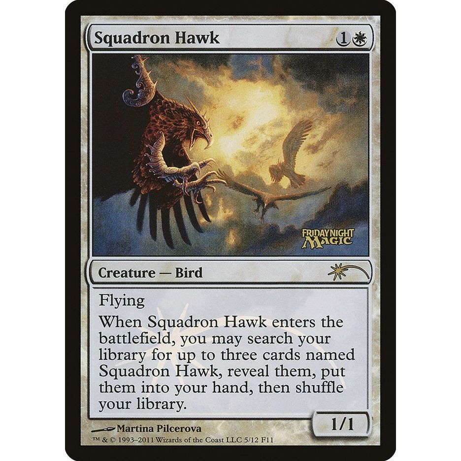 Image for Squadron Hawk (5) (FNM) - Magic: The Gathering