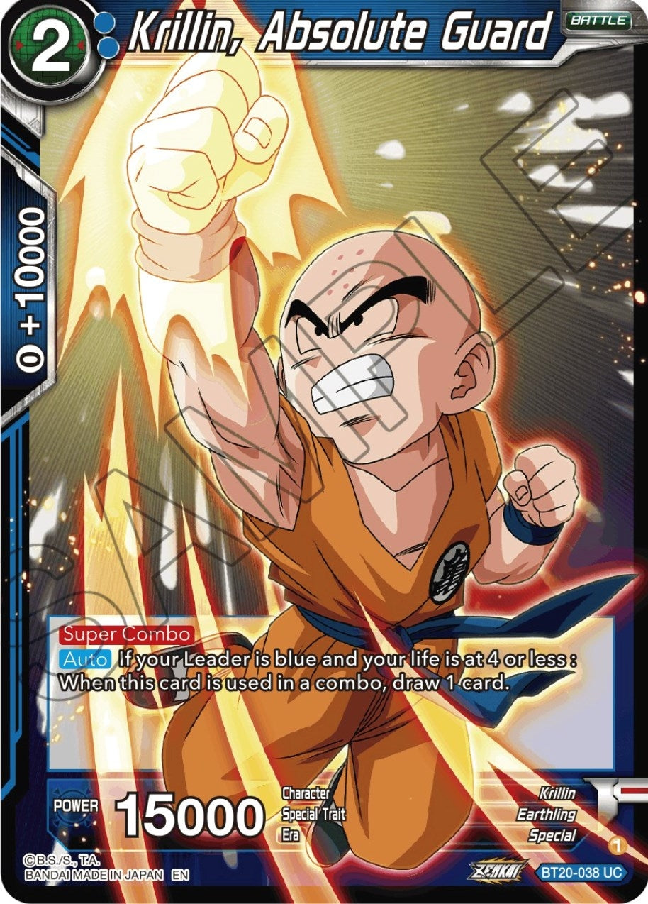 Image for Krillin, Absolute Guard (BT20-038) (DBS-B20) - Dragon Ball Super: Masters