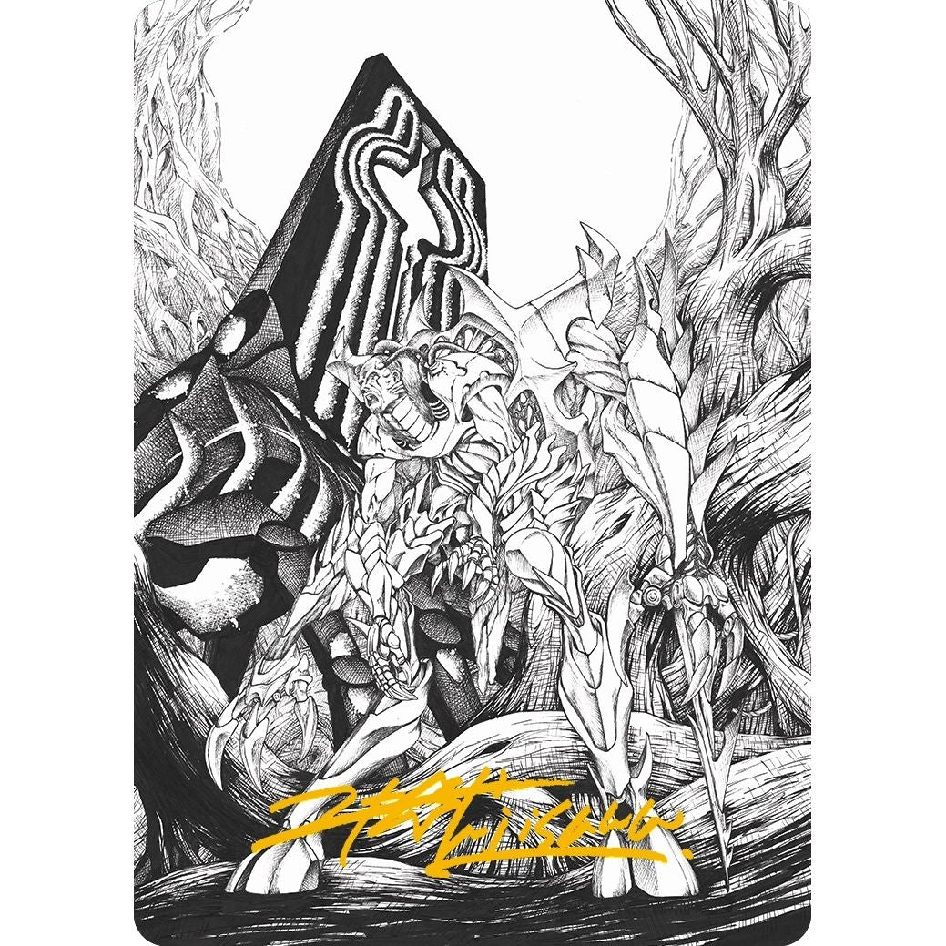 Image for Lukka, Bound to Ruin Art Card (Gold-Stamped Signature) (79) (ASONE) - Magic: The Gathering