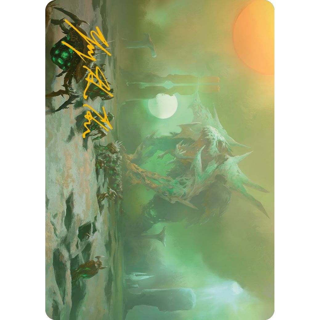 Image for Green Sun's Twilight Art Card (Gold-Stamped Signature) (39) (ASONE) - Magic: The Gathering