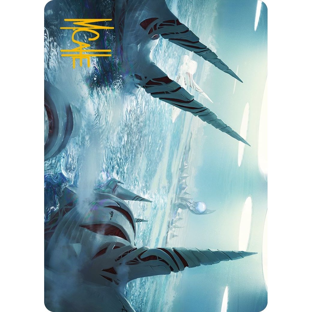 Image for Seachrome Coast Art Card (Gold-Stamped Signature) (61) (ASONE) - Magic: The Gathering