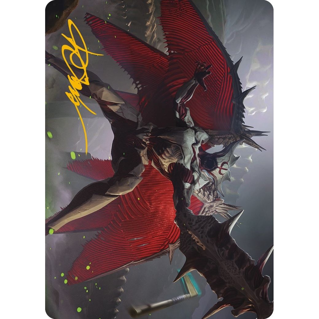 Image for Phyrexian Vindicator Art Card (7/81) (Gold-Stamped Signature) (7) (ASONE) - Magic: The Gathering