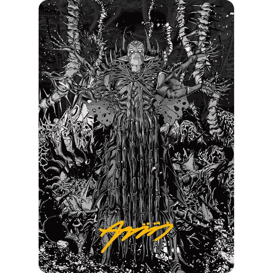 Image for Nissa, Ascended Animist Art Card (Gold-Stamped Signature) (74) (ASONE) - Magic: The Gathering