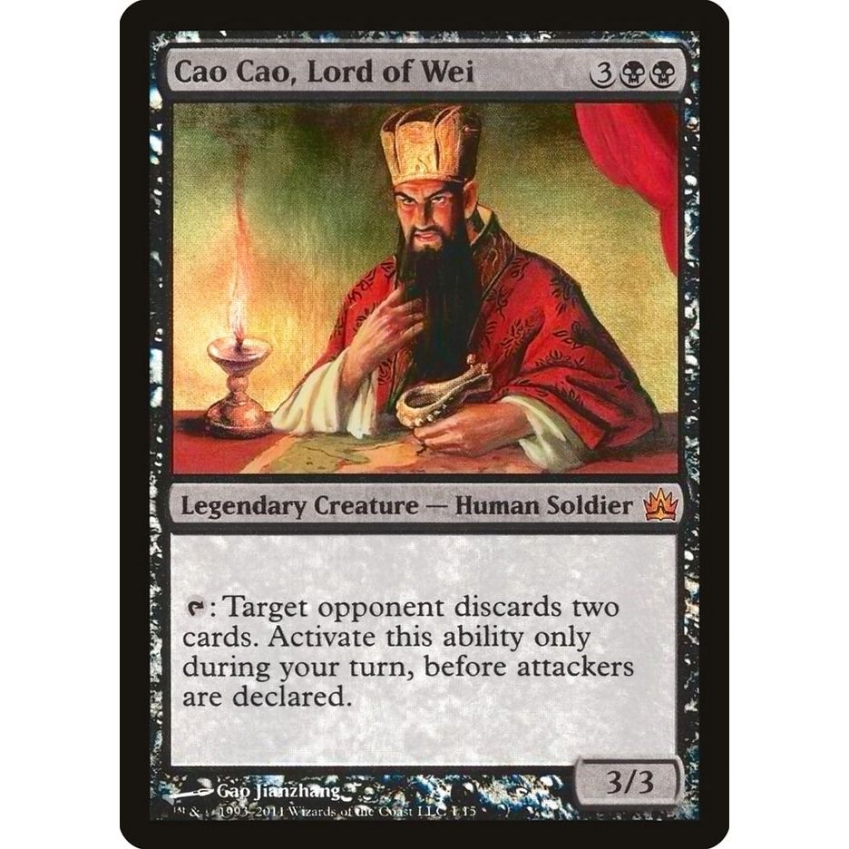Image for Cao Cao, Lord of Wei (1) (V11) - Magic: The Gathering