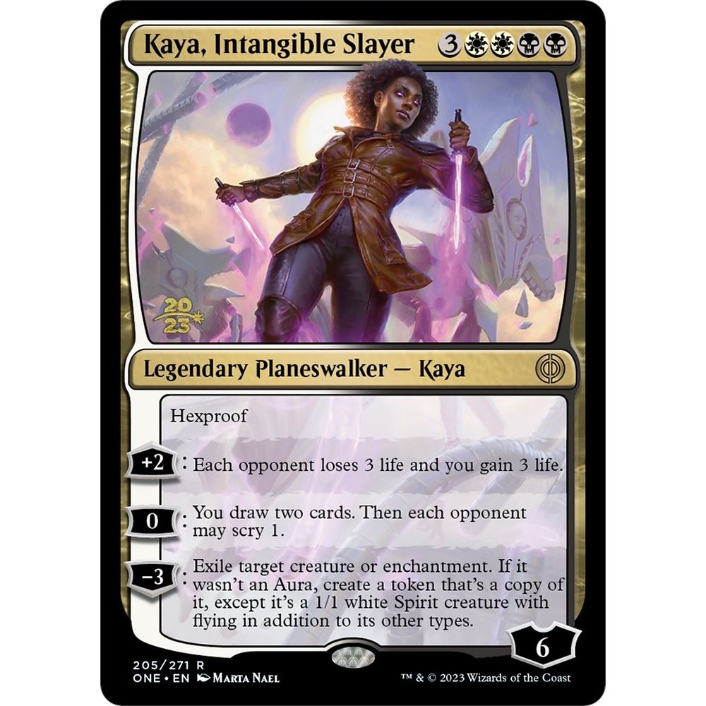 Image for Kaya, Intangible Slayer (205) (PRE) - Magic: The Gathering