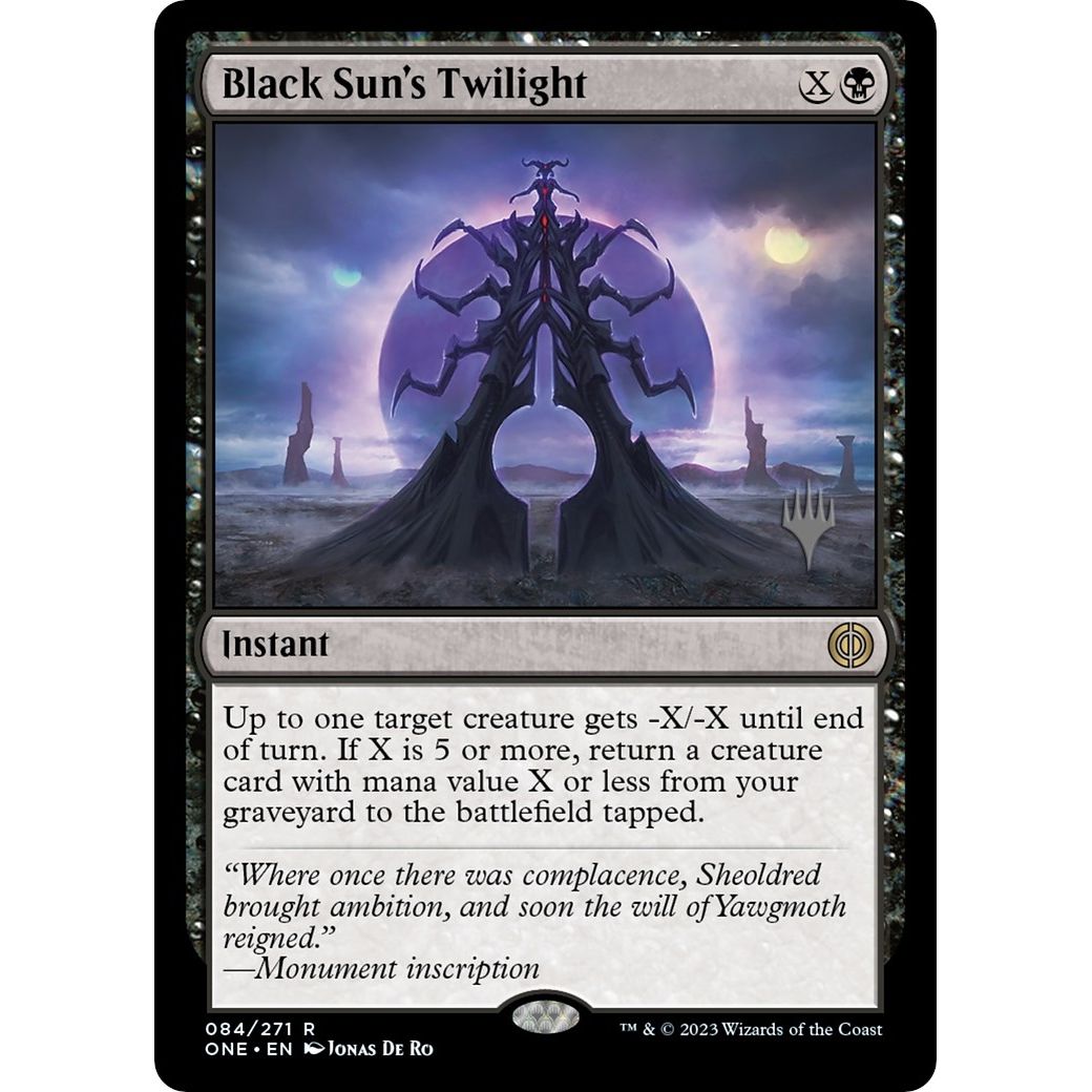 Image for Black Sun's Twilight (84) (PPONE) - Magic: The Gathering