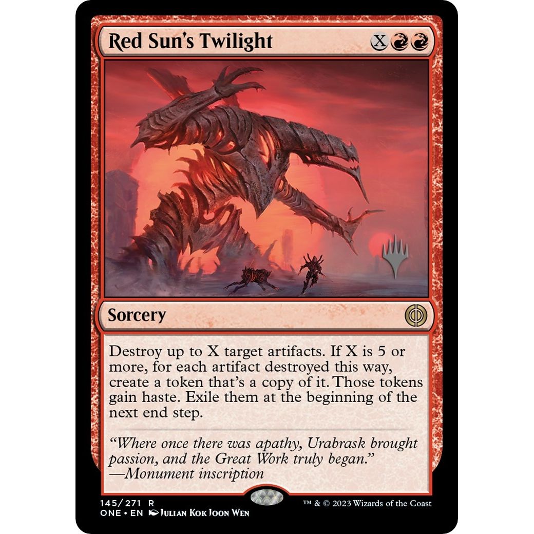 Image for Red Sun's Twilight (145) (PPONE) - Magic: The Gathering
