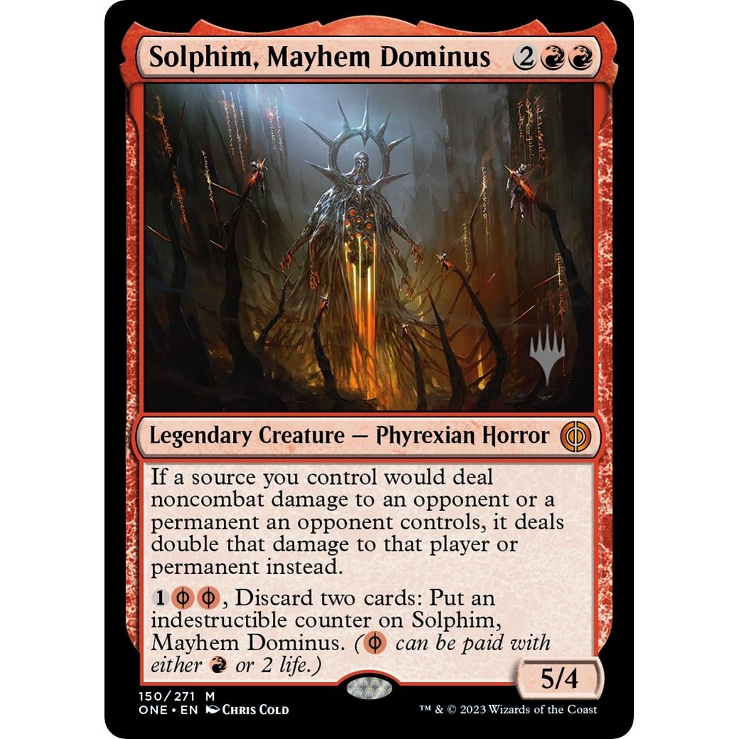 Image for Solphim, Mayhem Dominus (150) (PPONE) - Magic: The Gathering