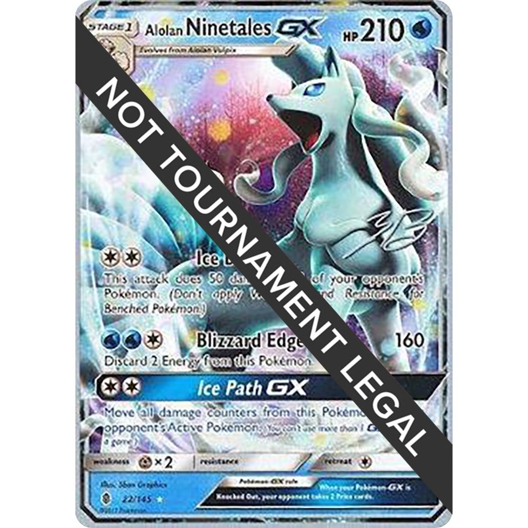 Image for Alolan Ninetales GX - 2017 (Zachary Bokhari) (22/145) (WCD) - Pokemon