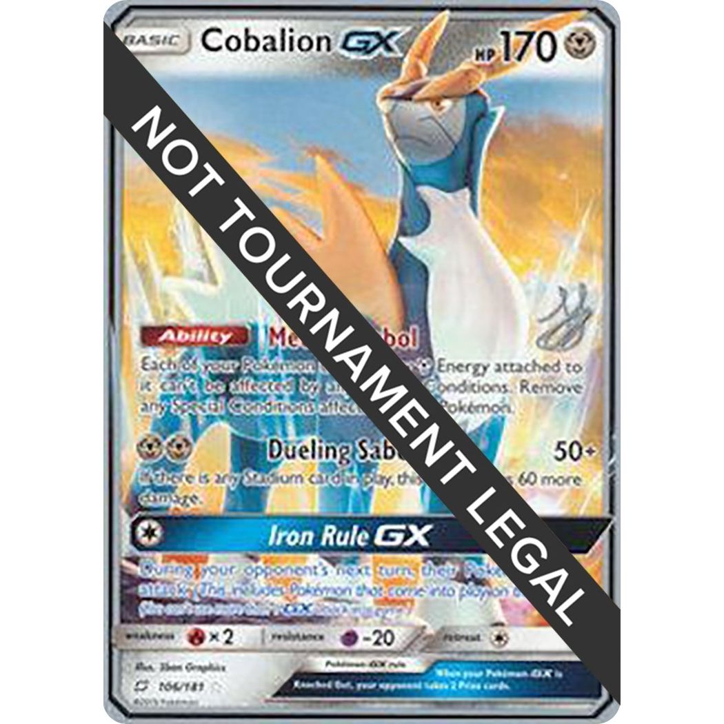Image for Cobalion GX - 2019 (Henry Brand) (106/181) (WCD) - Pokemon