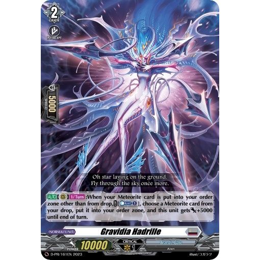 Image for Gravidia Hadrille (D-PR/161EN) (D-PR) - Cardfight Vanguard