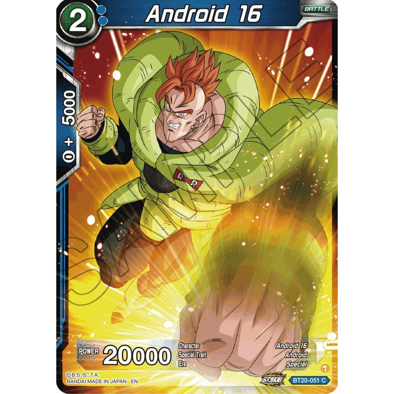 Image for Android 16 (BT20-051) (DBS-B20) - Dragon Ball Super: Masters