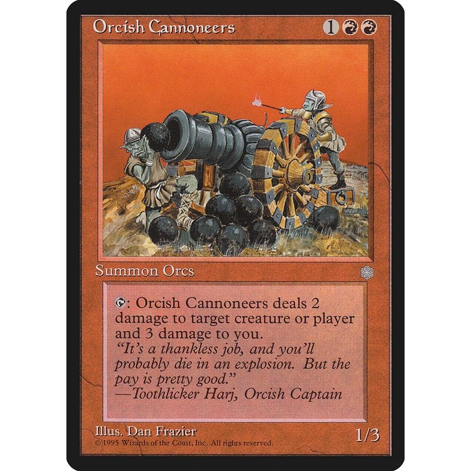 Image for Orcish Cannoneers (ICE) - Magic: The Gathering
