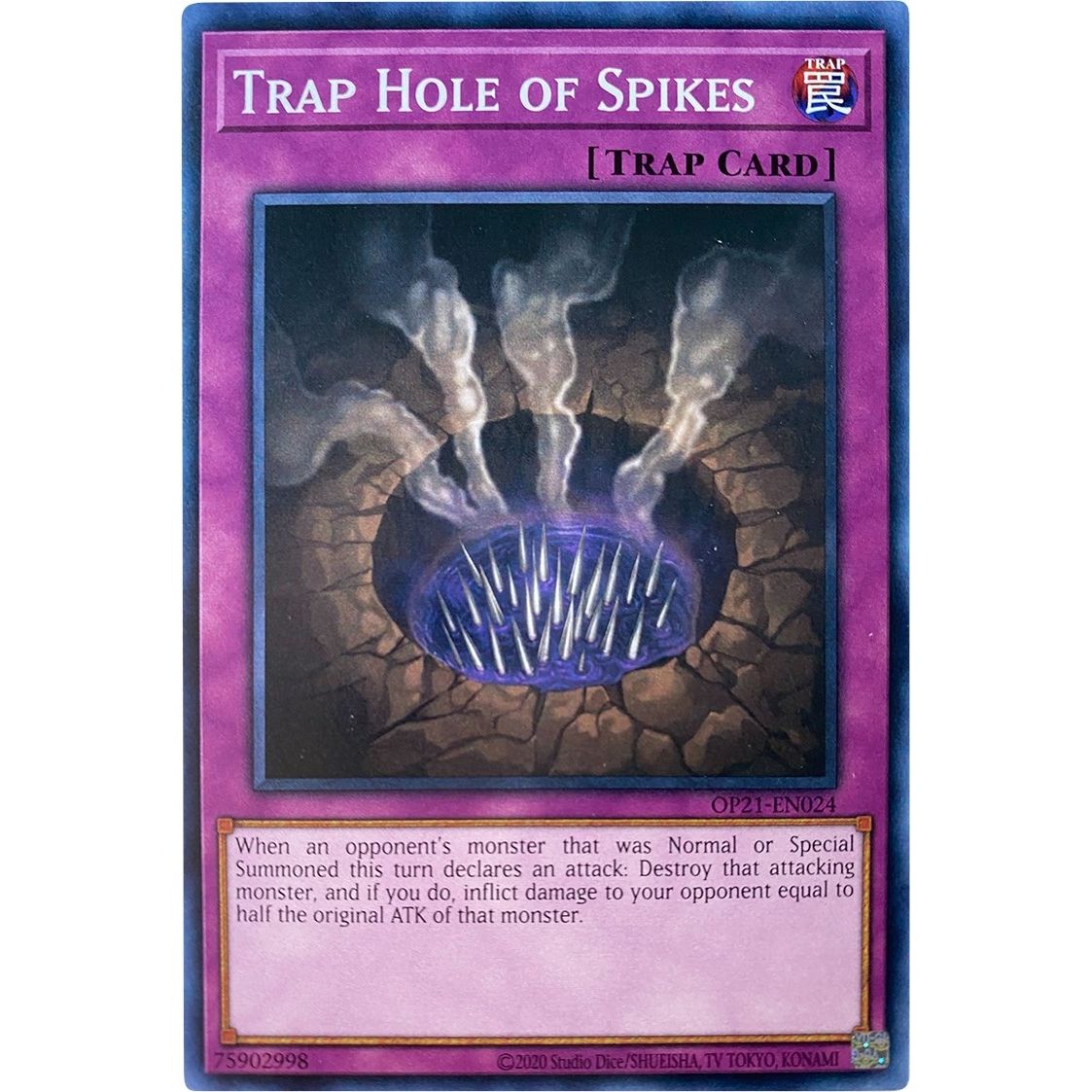 Image for Trap Hole of Spikes (OP21-EN024) (OP21) - YuGiOh