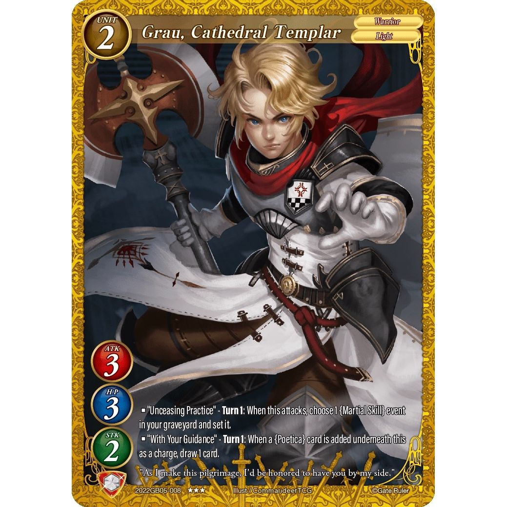 Image for Grau, Cathedral Templar (2022GB05-008) - Gate Ruler