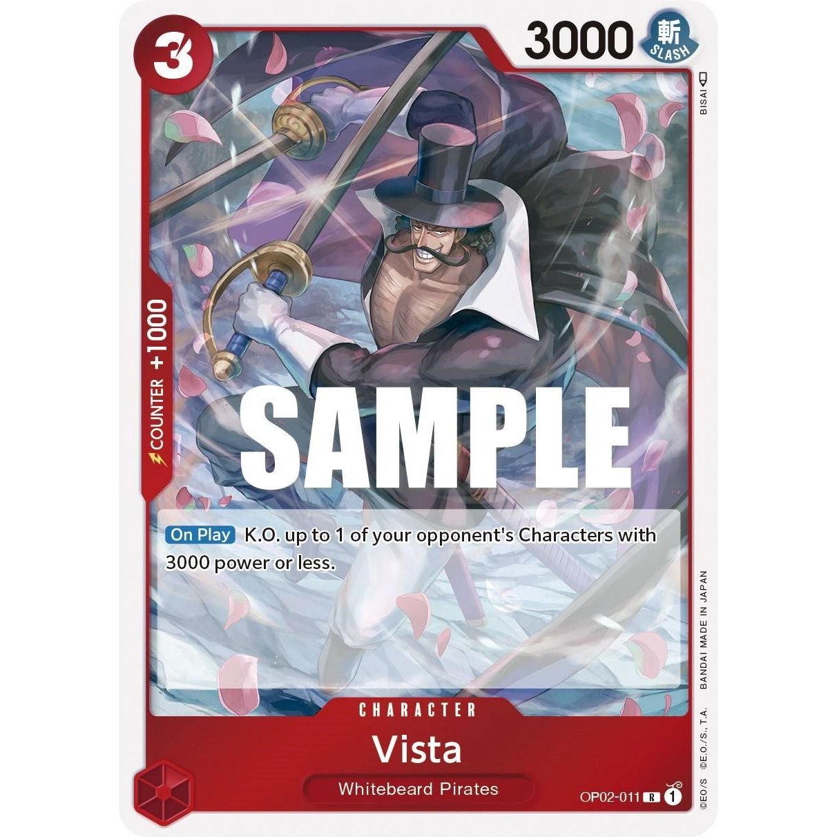 Image for Vista (OP02-011) (OP02) - One Piece Card Game