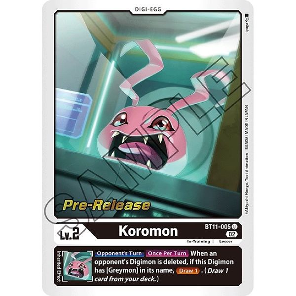 Image for Koromon (BT11-005 U) (BT11_PR) - Digimon Card Game