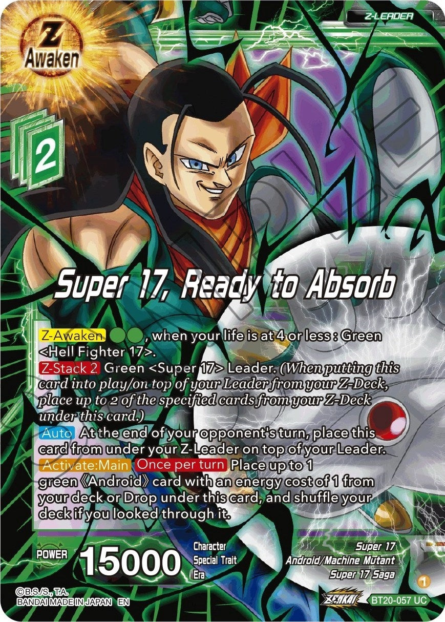 Image for Super 17, Ready to Absorb (BT20-057) (DBS-B20) - Dragon Ball Super: Masters