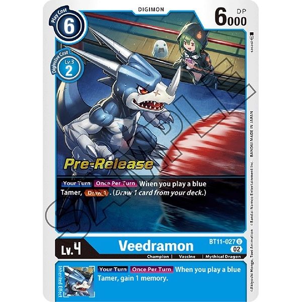 Image for Veedramon (BT11-027 U) (BT11_PR) - Digimon Card Game
