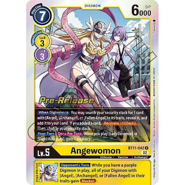 Image for Angewomon (BT11-042 R) (BT11_PR) - Digimon Card Game