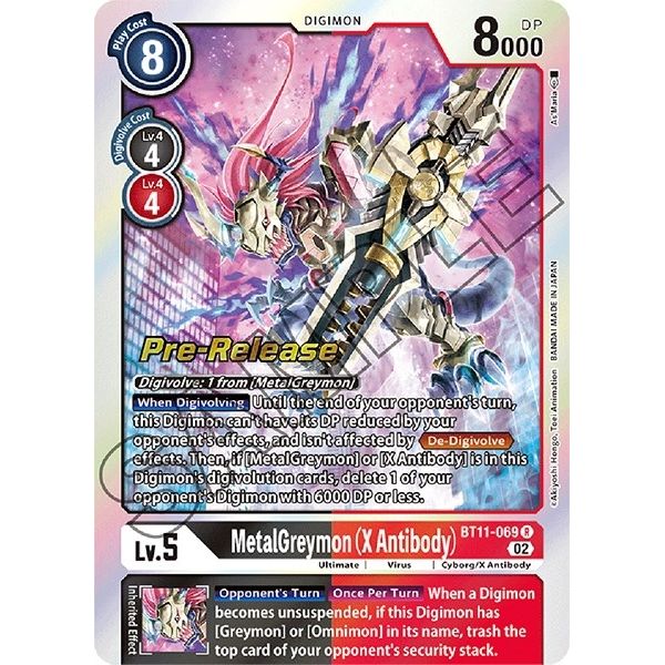 Image for MetalGreymon (X Antibody) (BT11-069 R) (BT11_PR) - Digimon Card Game