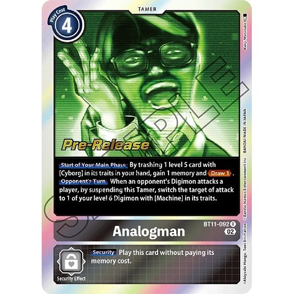 Image for Analogman (BT11-092 R) (BT11_PR) - Digimon Card Game