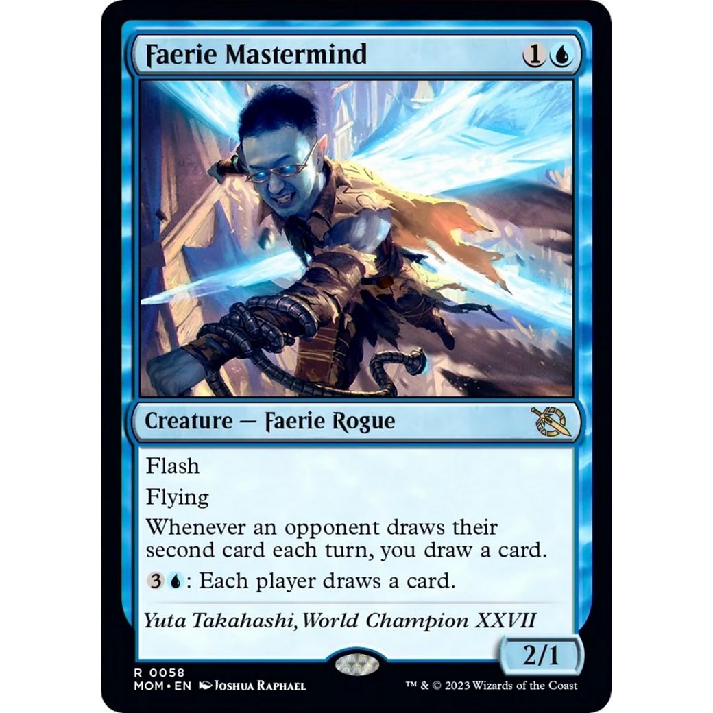 Image for Faerie Mastermind (58) (MOM) - Magic: The Gathering