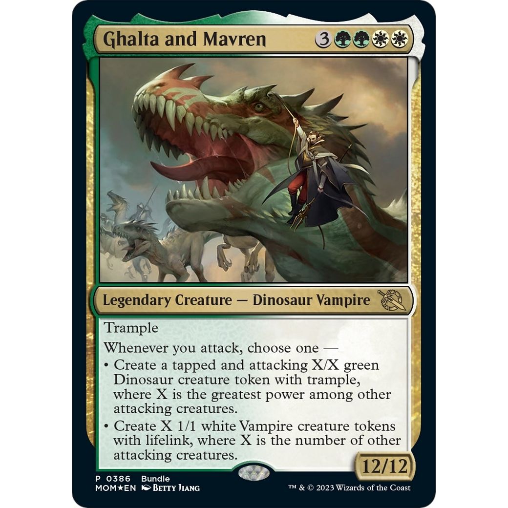 Image for Ghalta and Mavren (MOM Bundle) (386) (UMP) - Magic: The Gathering