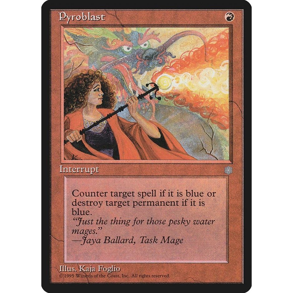 Image for Pyroblast (213) (ICE) - Magic: The Gathering