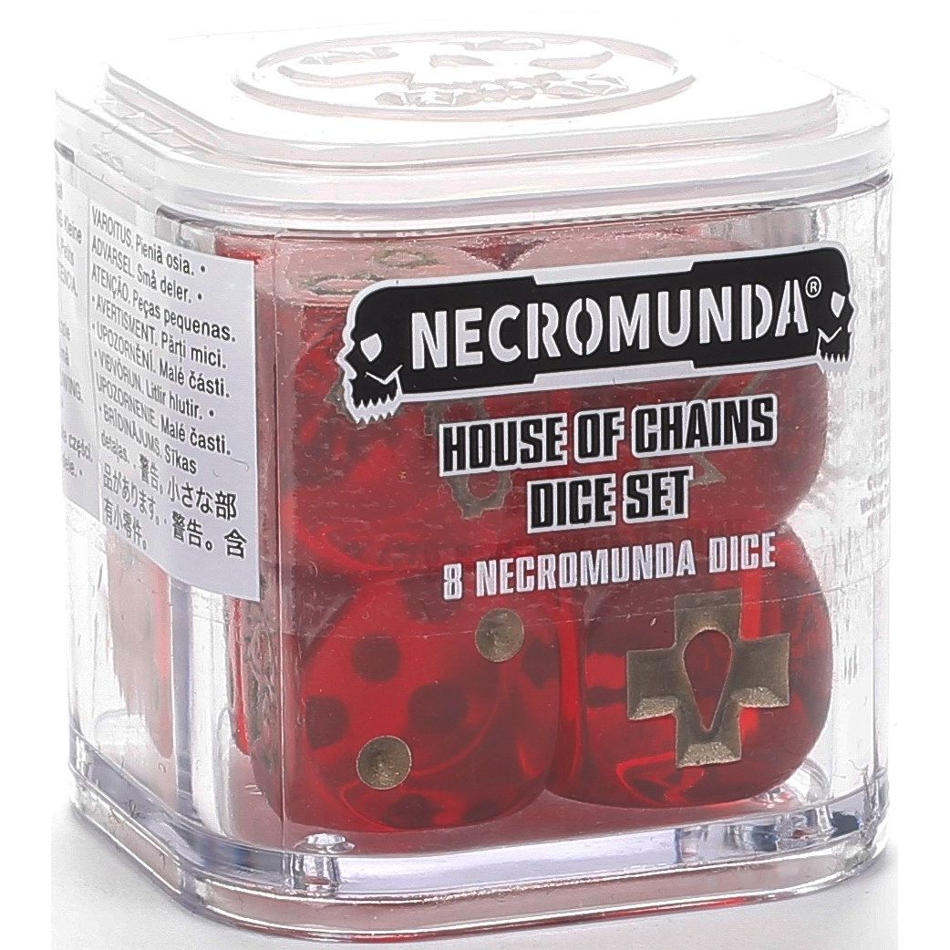 Image for Necromunda: House of Chains Dice Set (8-Pack) - Warhammer Game Accessories