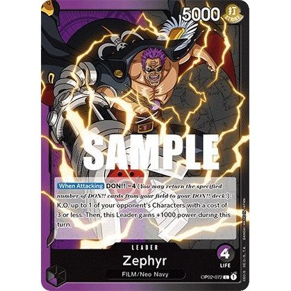 Image for Zephyr (OP02-072) (OP02) - One Piece Card Game