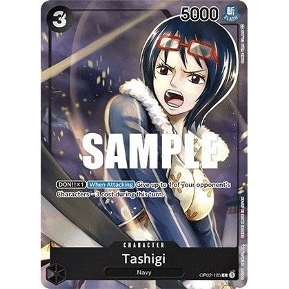 Image for Tashigi (Box Topper) (OP02-105) (OP02) - One Piece Card Game