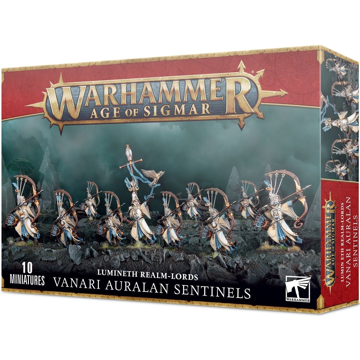 Image for Warhammer: Age of Sigmar - Lumineth Realm-Lords: Vanari Auralan Sentinels - Warhammer Box Sets