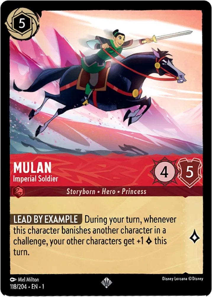 Image for Mulan - Imperial Soldier (118/204) (1) - Disney Lorcana
