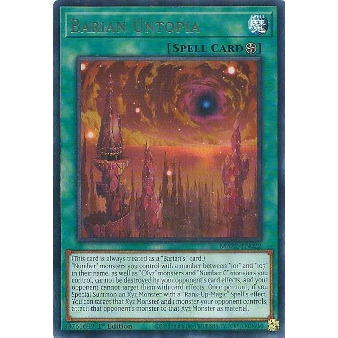 Image for Barian Untopia (MAZE-EN022) (MAZE) - YuGiOh