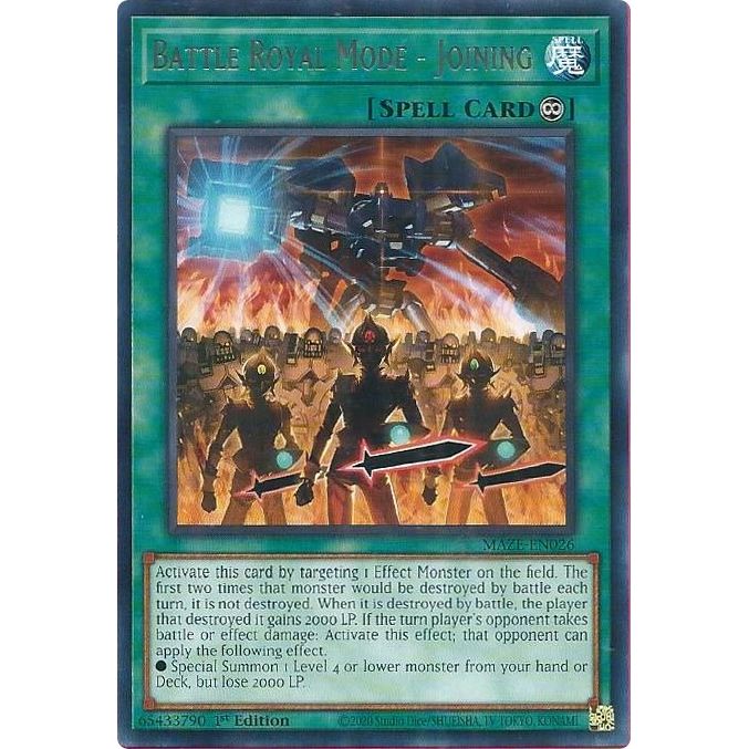 Image for Battle Royal Mode - Joining (MAZE-EN026) (MAZE) - YuGiOh