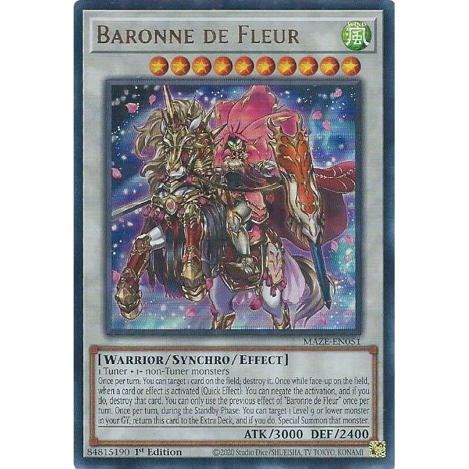 Image for Baronne de Fleur (MAZE-EN051) (MAZE) - YuGiOh