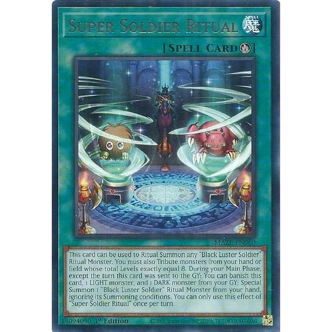 Image for Super Soldier Ritual (MAZE-EN060) (MAZE) - YuGiOh