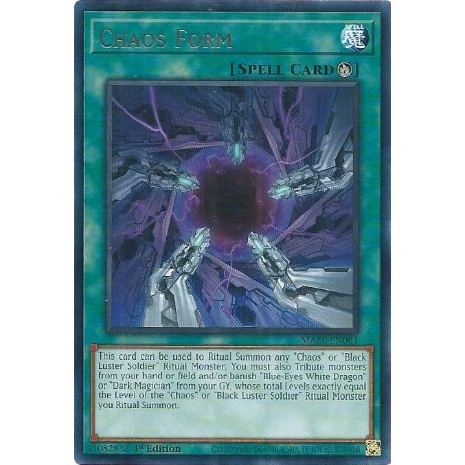 Image for Chaos Form (MAZE-EN061) (MAZE) - YuGiOh