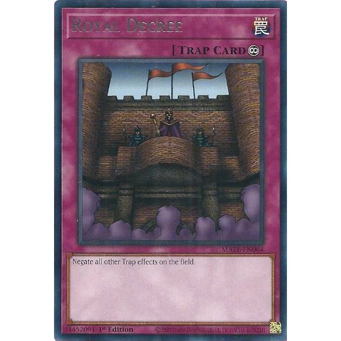 Image for Royal Decree (MAZE-EN064) (MAZE) - YuGiOh