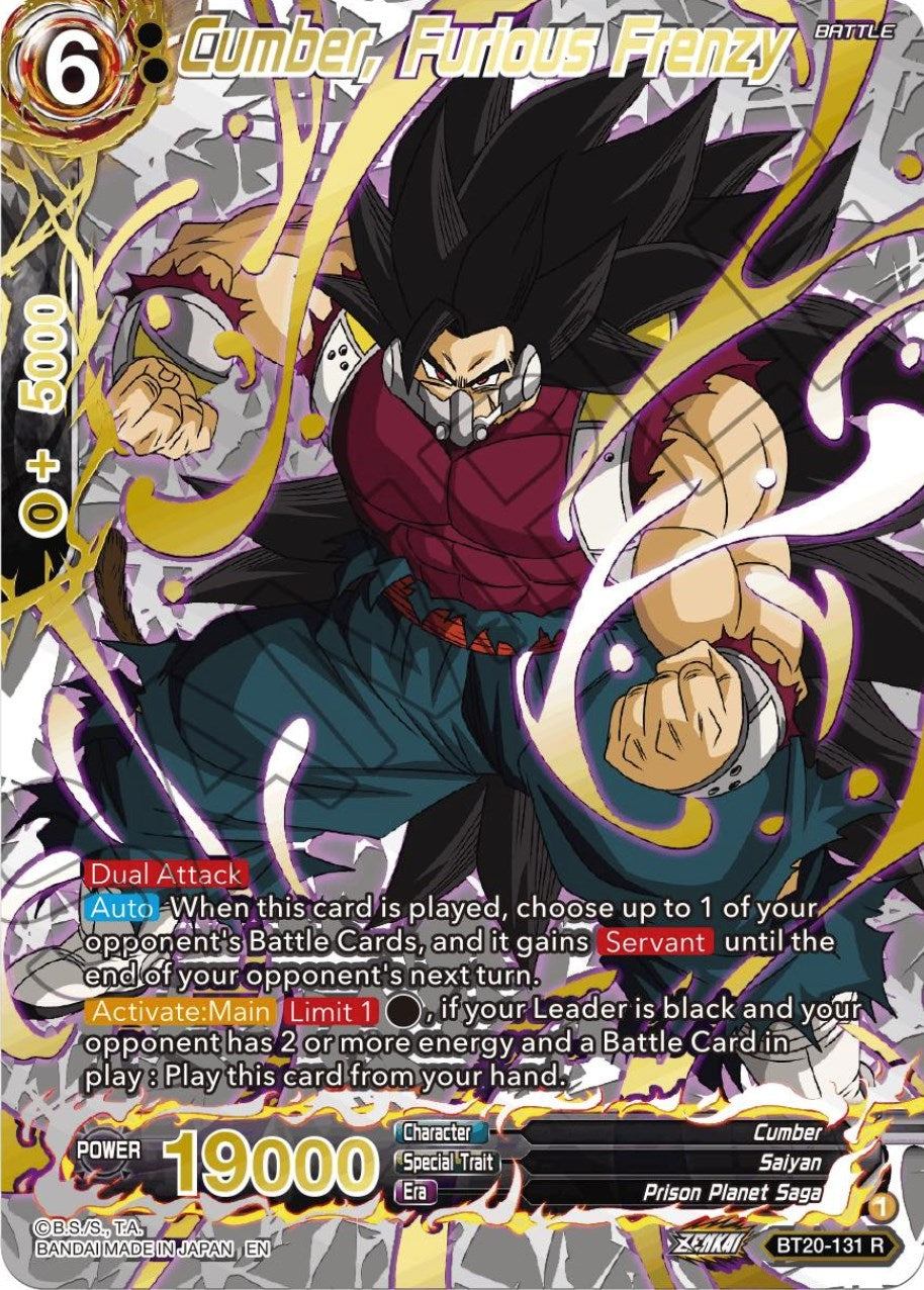 Image for Cumber, Furious Frenzy (Gold-Stamped) (BT20-131) (DBS-B20) - Dragon Ball Super: Masters