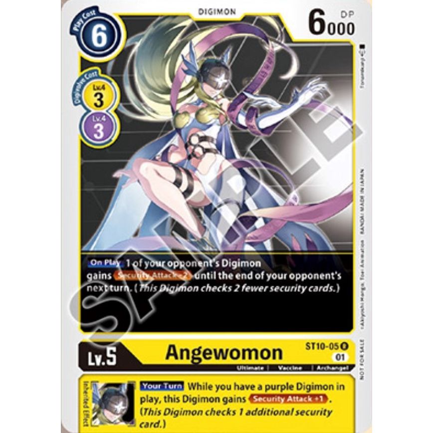 Image for Angewomon (Tamer Goods Set Angewomon & LadyDevimon) (ST10-05 R) (ST-10) - Digimon Card Game
